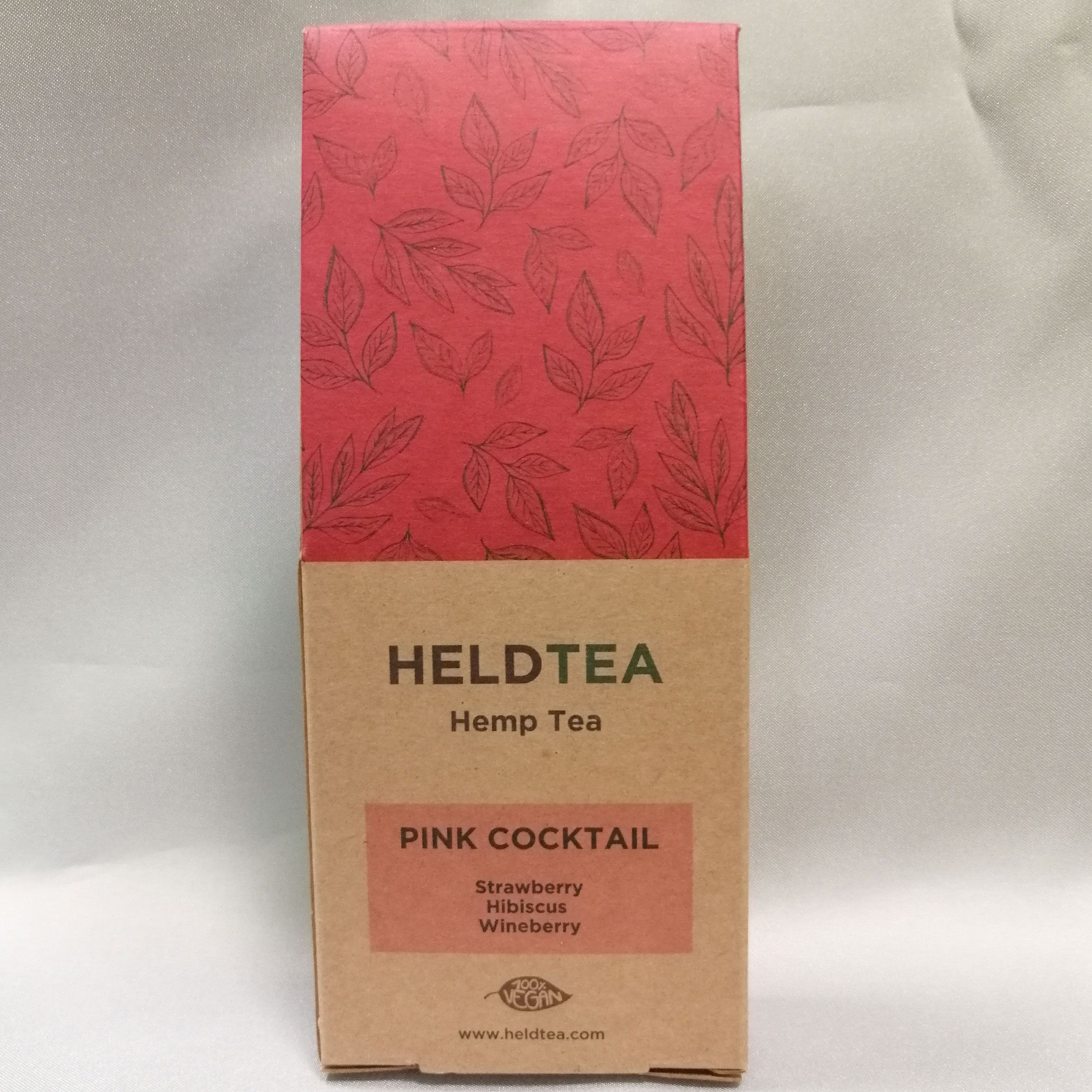 Confezione da 25 grammi di Tè cbd pink cocktail rilassante