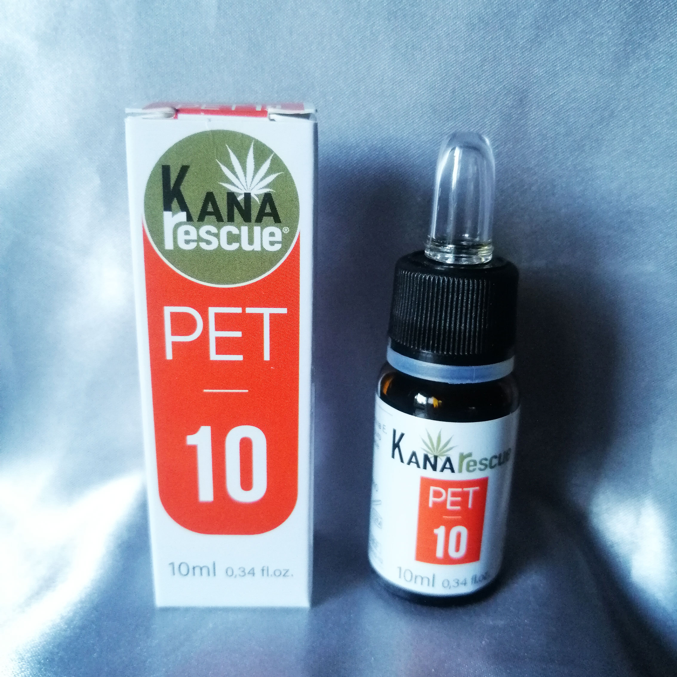 Olio di cbd per cani e gatti 10% Full spectrum Kanarescue - Coweed