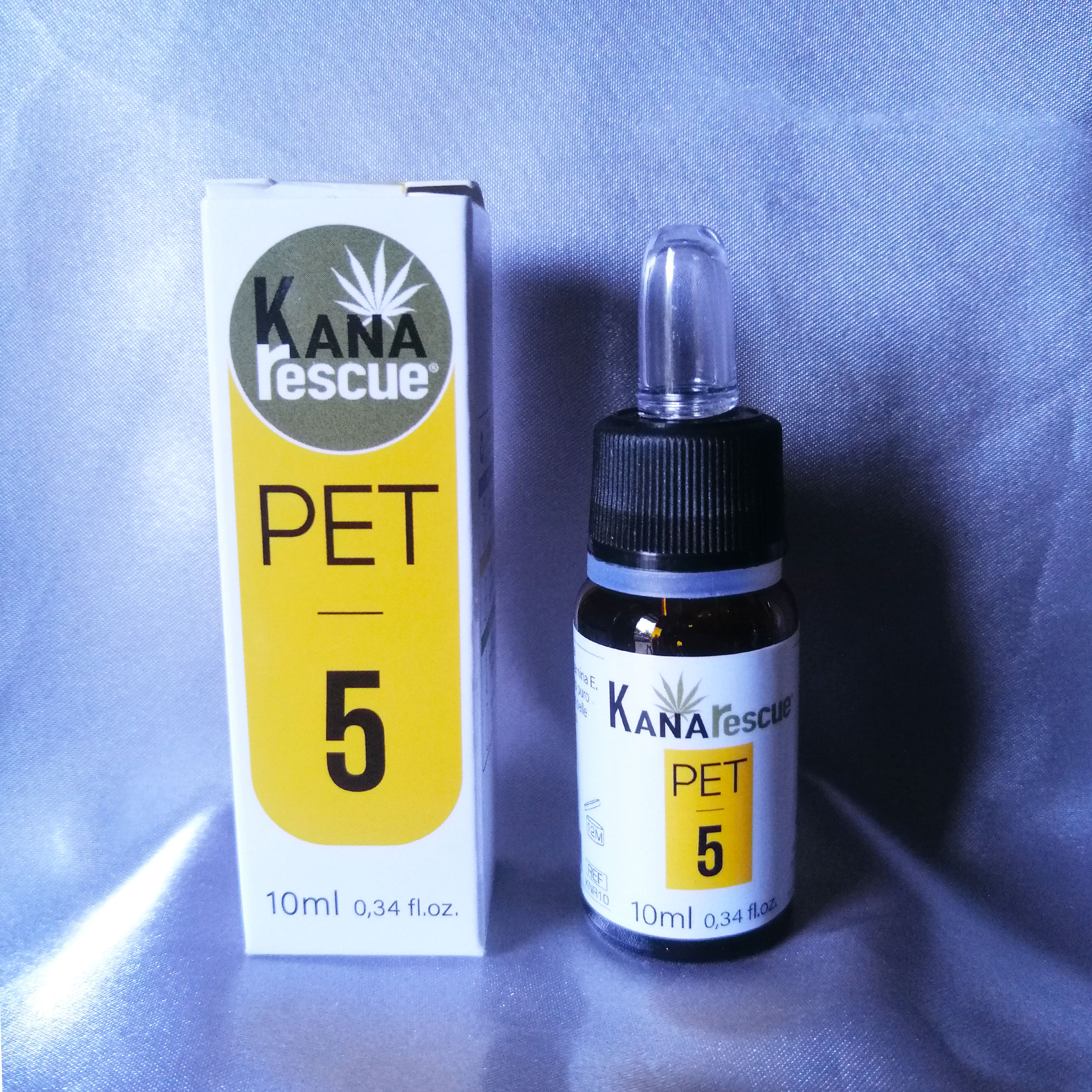 Olio di cbd per cani e gatti 10% Full spectrum Kanarescue - Coweed